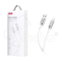 Кабель USB - Lightning XO NB251 (6A, силикон) Белый