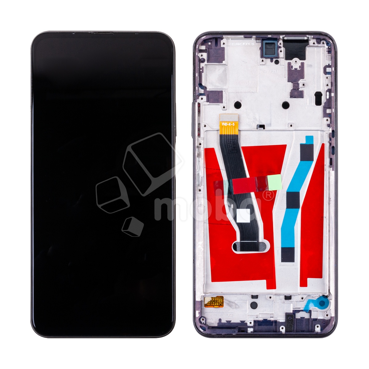 Дисплей для Huawei Y9s (STK-L21) модуль с рамкой Черный - OR