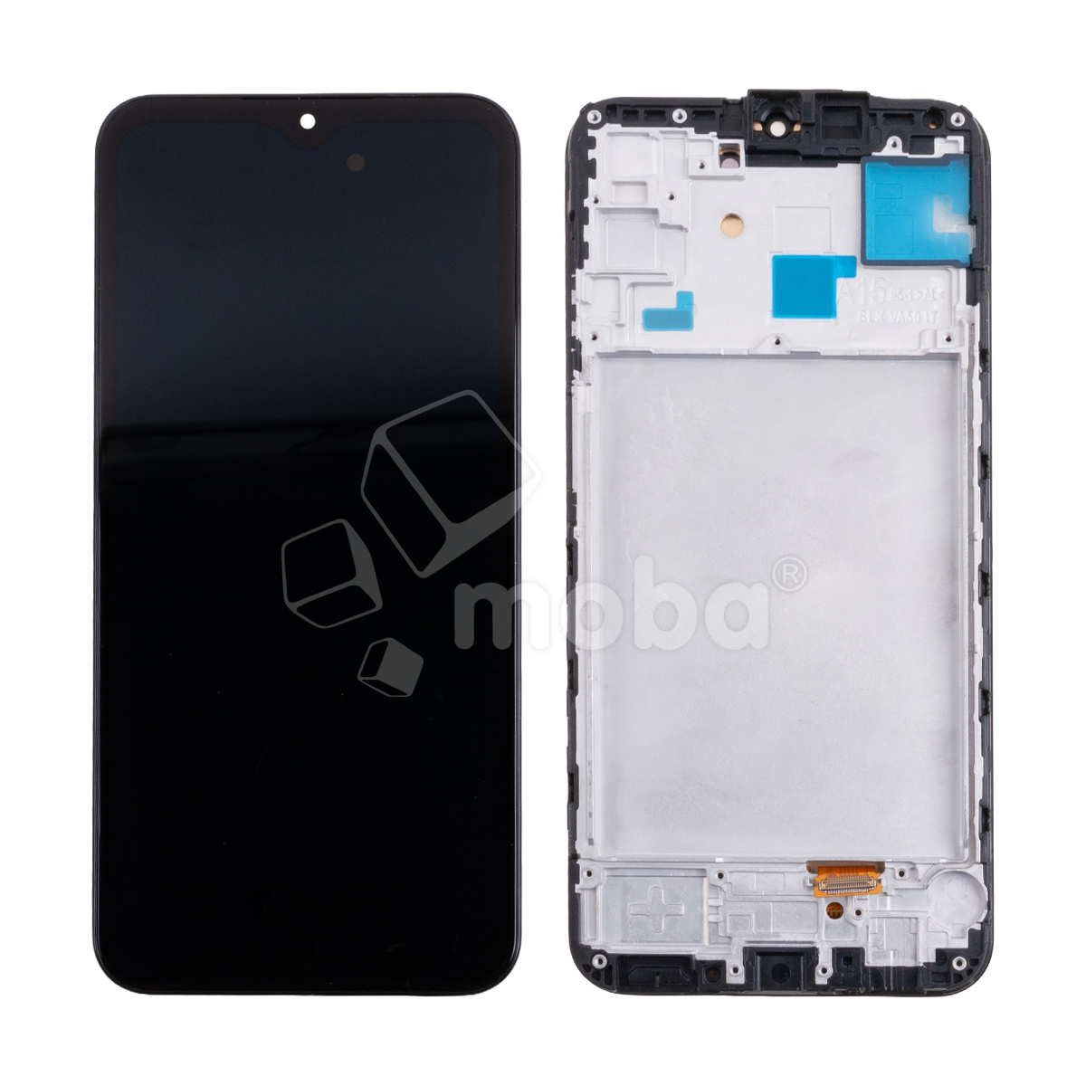 Дисплей для Samsung Galaxy A15 4G/5G (A155F/A156B) модуль с рамкой Черный - (OLED) (Small Size)
