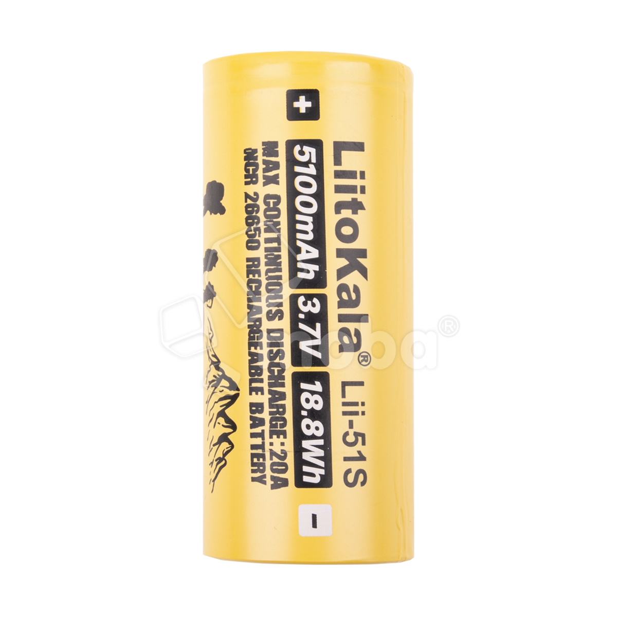 Аккумулятор 26650 LiitoKala Lii-51S 3.7V 5100 mAh 20A