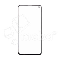 Стекло для переклейки Samsung Galaxy S10e (G970F) в сборе с OCA пленкой Черный - OR (Mitsubishi)