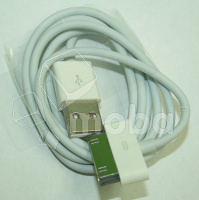 Кабель USB - для iPhone 2G/3G/3GS/4G/4S (тех.упак.) Белый