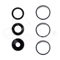 Стекло камеры для iPhone 14 Pro/14 Pro Max (комплект 3 шт.) Белый