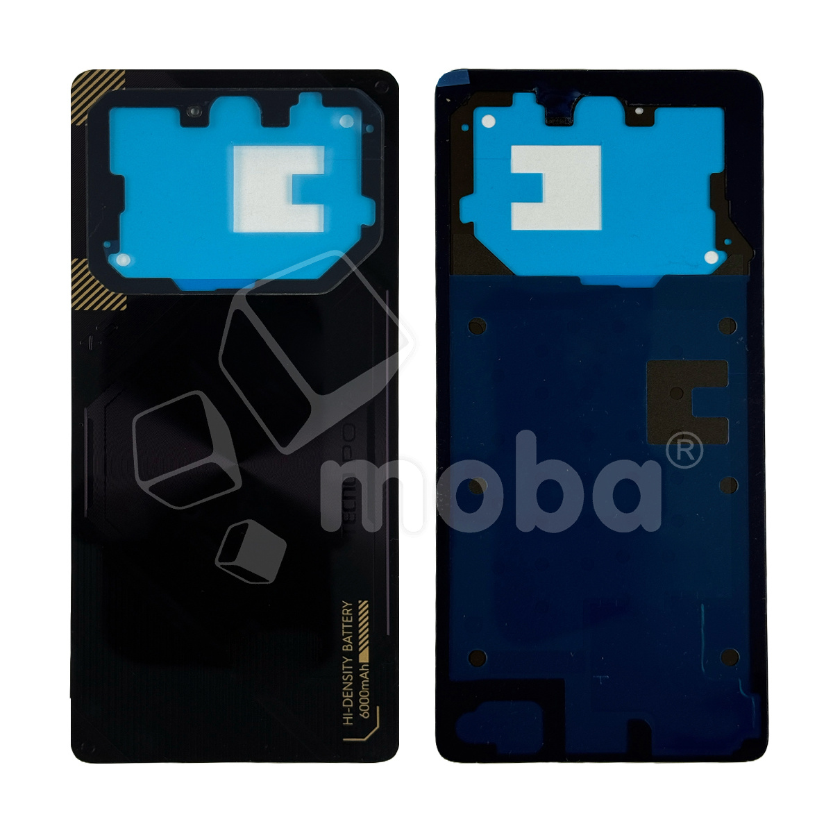 Задняя крышка для Tecno Pova 6 Pro 5G (LI9) Серый - Премиум