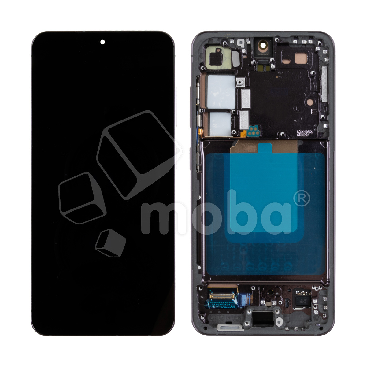 Дисплей для Samsung Galaxy S24 (S921B) модуль с рамкой Черный - Сервисный Оригинал