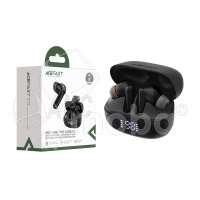 Беспроводные наушники Bluetooth Acefast W1 (TWS, вакуумные, с диплеем, активное шумоподавление) Черный
