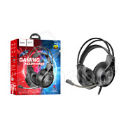 Проводные наушники Hoco W106 (мониторные, накладные) Черный