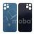 Задняя крышка для iPhone 12 Pro Max (A2411) Синий (стекло, узкий вырез под камеру, логотип) - Премиум