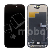 Дисплей для iPhone 15 Pro (A3102) в сборе с тачскрином Черный - (In-Cell, HD+) (площадка под IC)