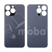 Задняя крышка для iPhone 13 Pro (A2640) Серый (стекло, широкий вырез под камеру, логотип)