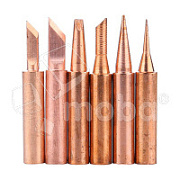 Жало паяльника 900M (набор 6 шт., медные)