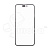 Стекло для переклейки iPhone 14 Pro в сборе с OCA пленкой Черный - OR (Feaglet)