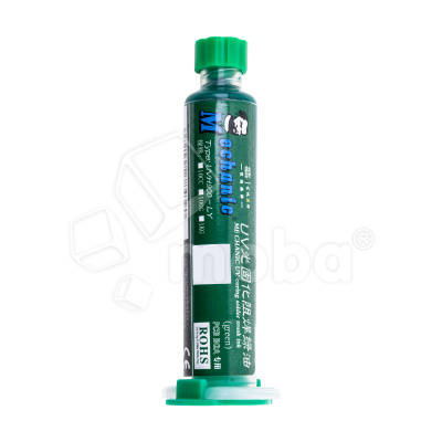 Паяльная маска Mechanic UVH900-LY (10 мл, UV, зеленый)