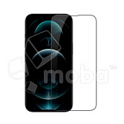 Защитное стекло "Стандарт" для iPhone 13 Pro Max/14 Plus Черное (Полное покрытие)