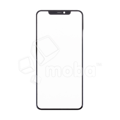 Стекло для переклейки iPhone 11 Pro Max в сборе с OCA пленкой Черный - OR (Feaglet)