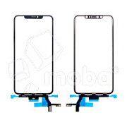 Стекло для переклейки iPhone Xs Max в сборе с тачскрином и OCA пленкой Черный - OR (Mitsubishi)