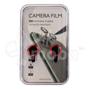 Защитное стекло линзы камеры для iPhone 12 mini (комплект 2 шт.) Красное