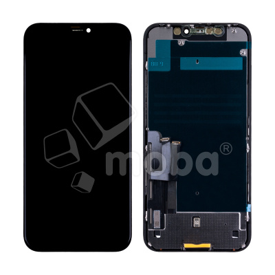 Дисплей для iPhone 11 (A2221) в сборе с тачскрином Черный - Премиум (площадка под IC)