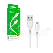 Кабель USB - MicroUSB Borofone BX51 (2.4A) Белый