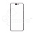 Стекло для переклейки iPhone 15 Plus в сборе с OCA пленкой Черный - OR (Feaglet)