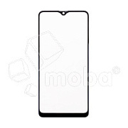 Стекло для переклейки Samsung Galaxy A20s (A207F) в сборе с OCA пленкой Черный - OR (Mitsubishi)