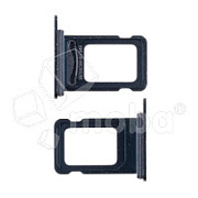 Держатель SIM для iPhone 14/14 Plus (2 Sim) (A2883/A2887) Черный