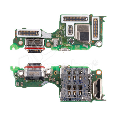 Шлейф для OPPO A6 Pro 4G (CPH2799) плата системный разъем/разъем SIM/микрофон - Премиум