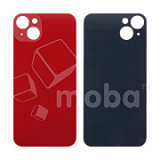 Задняя крышка для iPhone 14 Plus (A2887) Красный (стекло, широкий вырез под камеру, логотип)