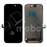 Дисплей для iPhone 17 (A3520) в сборе с тачскрином Черный - (In-Cell, Full HD, 120 Гц) (площадка под IC)