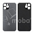 Задняя крышка для iPhone 12 Pro (A2407) Серый (стекло, широкий вырез под камеру, логотип)